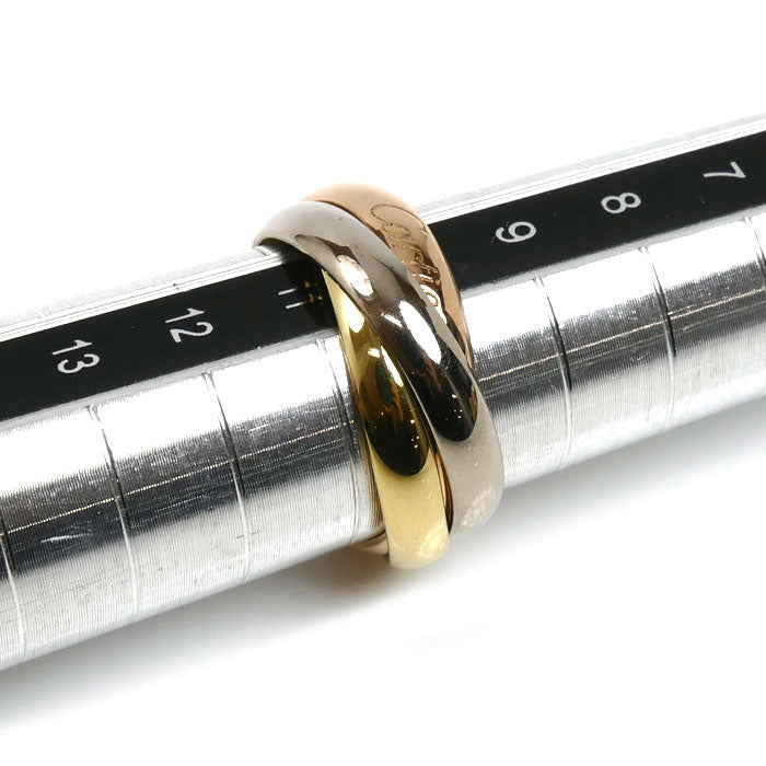 CARTIER カルティエ K18YG/PG/WG トリニティ リング・指輪 B4052750 10号 50 7.3g レディース【中古】【美品】