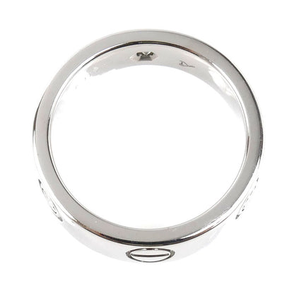 CARTIER カルティエ K18WG ホワイトゴールド ラブリング ハーフダイヤ リング・指輪 ダイヤモンド 11号 51 7.9g レディース【中古】【美品】