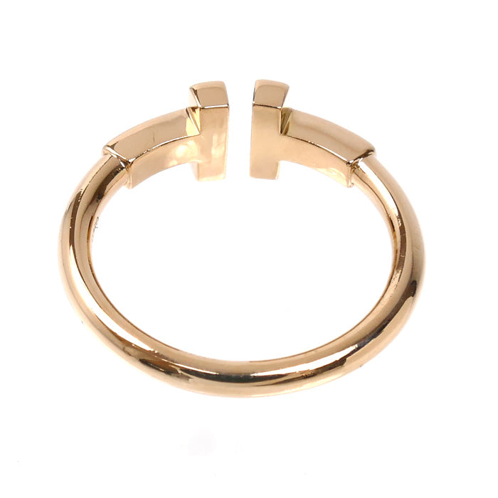 TIFFANY&Co. ティファニー K18PG ピンクゴールド Tワイヤー リング・指輪 60147391 9号 3.2g レディース【中古】