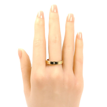 CARTIER カルティエ K18YG イエローゴールド ミニラブ 1Pダイヤ リング・指輪 B4056161 ダイヤモンド 21号 61 5.2g レディース【中古】【美品】