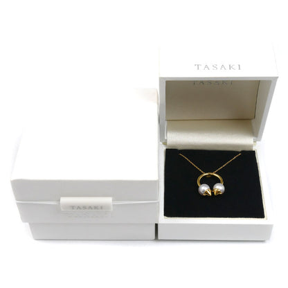 TASAKI タサキ K18YG イエローゴールド リファインドリベリオン パール ネックレス パール約7.0mm 5.6g 40～45cm レディース【中古】