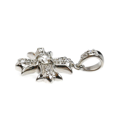 ゆきざき Pt900プラチナ レガリア クロス ペンダントトップ YMR16.12.2.5 ダイヤモンド0.20ct 3.5g ユニセックス【中古】