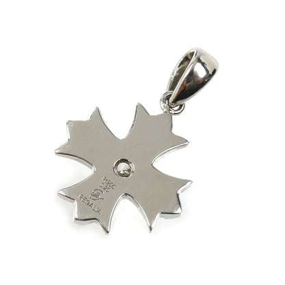 ゆきざき Pt900プラチナ レガリア クロス ペンダントトップ YMR16.12.2.5 ダイヤモンド0.20ct 3.5g ユニセックス【中古】