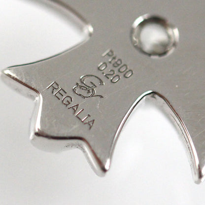ゆきざき Pt900プラチナ レガリア クロス ペンダントトップ YMR16.12.2.5 ダイヤモンド0.20ct 3.5g ユニセックス【中古】