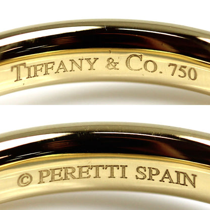 TIFFANY&Co. ティファニー K18YG イエローゴールド カーブドバンド リング・指輪 15号 4.7g レディース【中古】【美品】