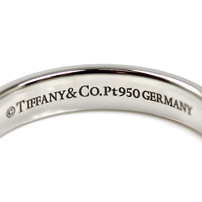 TIFFANY&Co. ティファニー Pt950プラチナ ネスティングナロー ダイヤ リング・指輪 ダイヤモンド 6.5号 3.5g レディース【中古】【美品】