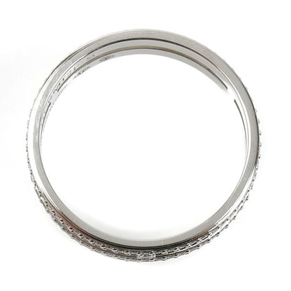 HERMES エルメス K18WG ホワイトゴールド アリアンヌPM ダイヤ リング・指輪 H119698B 00053 ダイヤモンド 13号 53 2.6g レディース【中古】【美品】