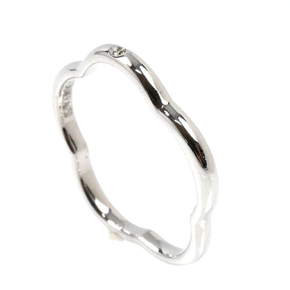 CHANEL シャネル K18WG ホワイトゴールド カメリア 1Pダイヤ リング・指輪 ダイヤモンド 17号 57 2.7g レディース【中古】【美品】