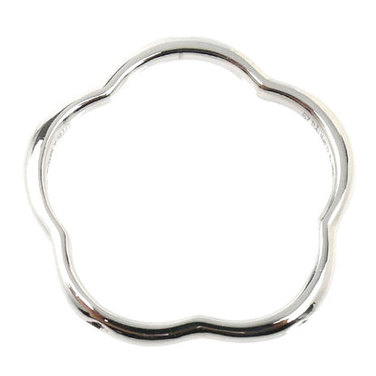 CHANEL シャネル K18WG ホワイトゴールド カメリア 1Pダイヤ リング・指輪 ダイヤモンド 17号 57 2.7g レディース【中古】【美品】