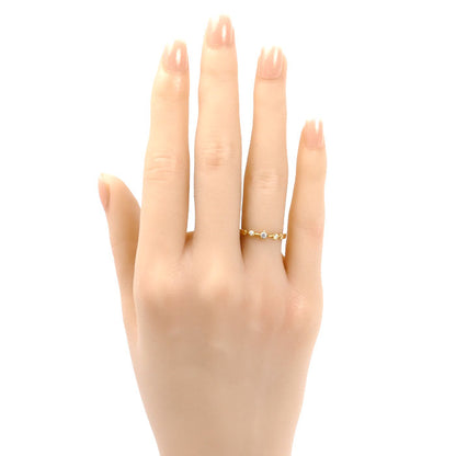 STAR JEWELRY スタージュエリー K18YG イエローゴールド リング・指輪 ダイヤモンド0.04ct 8号 1.6g レディース【中古】
