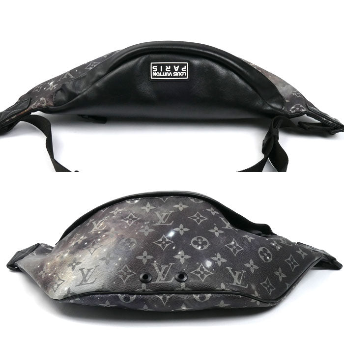 LOUIS VUITTON ルイ・ヴィトン モノグラム ギャラクシー ディスカバリー バムバッグ ボディバッグ ブラック M44444 MI3168 メンズ【中古】【美品】