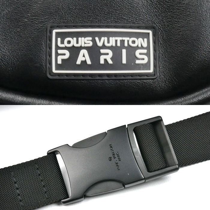 LOUIS VUITTON ルイ・ヴィトン モノグラム ギャラクシー ディスカバリー バムバッグ ボディバッグ ブラック M44444 MI3168 メンズ【中古】【美品】
