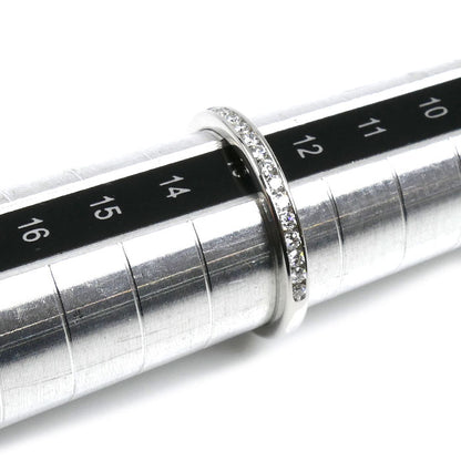 TIFFANY&Co. ティファニー Pt950プラチナ ハーフサークル チャネルセッティング リング・指輪 ダイヤモンド 13号 3.2g レディース【中古】【美品】