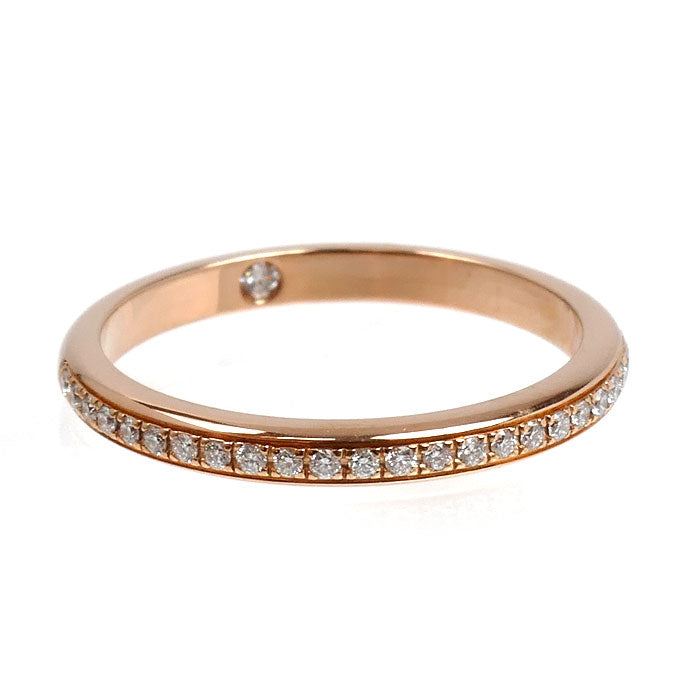 BVLGARI ブルガリ K18PG ピンクゴールド ローマ アモール リング・指輪 361057 ダイヤモンド 9号 49 1.9g レディース【中古】【美品】