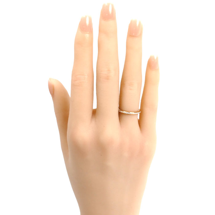 BVLGARI ブルガリ K18PG ピンクゴールド ローマ アモール リング・指輪 361057 ダイヤモンド 9号 49 1.9g レディース【中古】【美品】