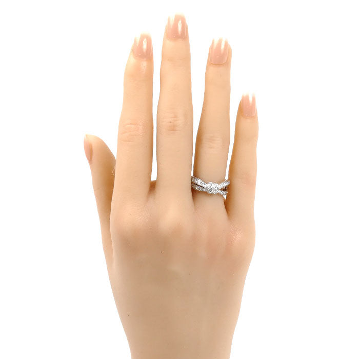 Chaumet ショーメ K18WG ホワイトゴールド リアン セデュクシオン リング・指輪 ダイヤモンド0.91ct 10号 50 5.1g レディース【中古】【美品】