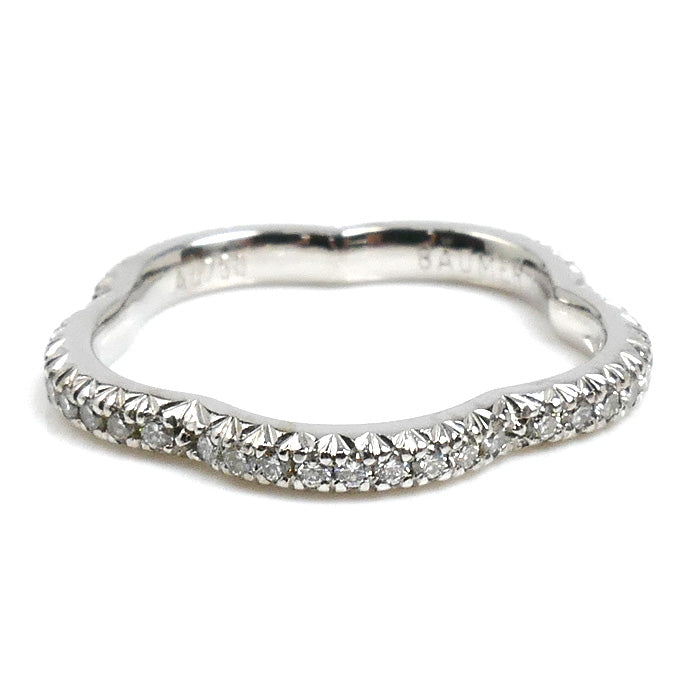 CHANEL シャネル K18WG ホワイトゴールド カメリア ダイヤ リング・指輪 J3211 ダイヤモンド 8号 48 2.0g レディース【中古】【美品】