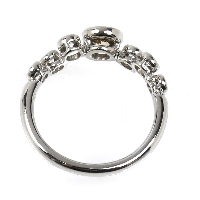 KASHIKEY カシケイ Pt900プラチナ ベゼル リング・指輪 ダイヤモンド0.39ct/0.20ct 8号 3.5g レディース【中古】【美品】