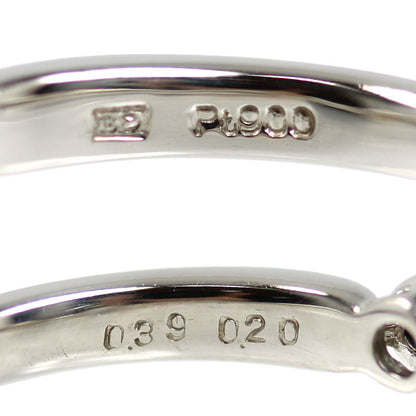 KASHIKEY カシケイ Pt900プラチナ ベゼル リング・指輪 ダイヤモンド0.39ct/0.20ct 8号 3.5g レディース【中古】【美品】