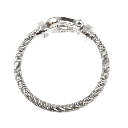 FRED フレッド K18WG ホワイトゴールド フォース10 リング・指輪 4B0968-048 ダイヤモンド 8号 48 2.0g レディース【中古】【美品】