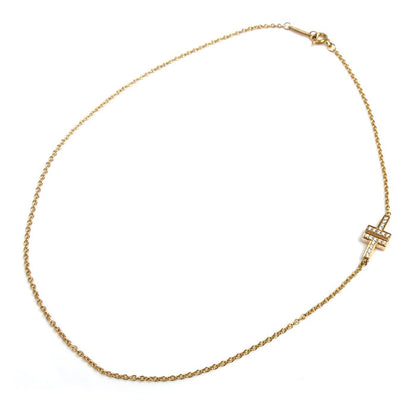 TIFFANY&Co. ティファニー K18PG ピンクゴールド T TWO ダイヤ ブレスレット ダイヤモンド 3.9g 34cm レディース【中古】