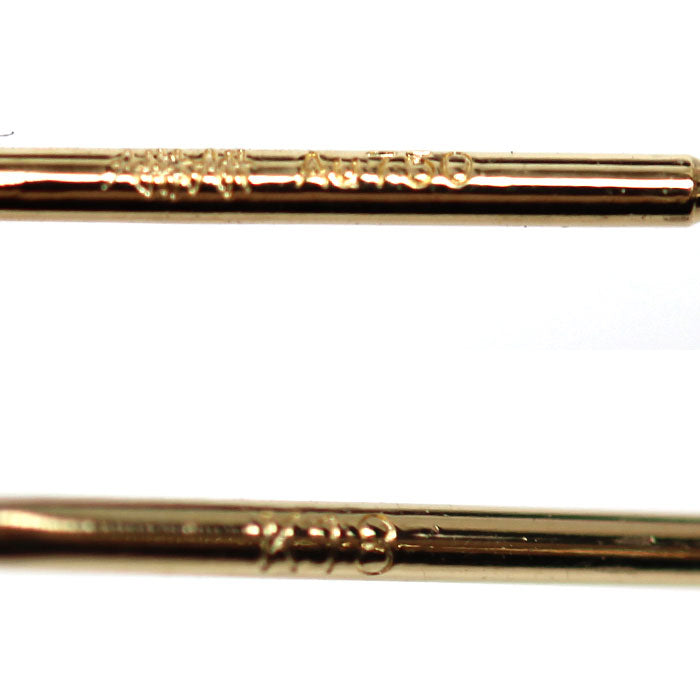 AHKAH アーカー K18YG イエローゴールド 蝶 ピアス AK1421010400 2.1g セット売り レディース【中古】【美品】