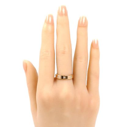 CARTIER カルティエ K18PG ピンクゴールド ミニラブ フルダイヤ リング・指輪 B4050853 ダイヤモンド 13号 53 4.3g レディース【中古】【美品】