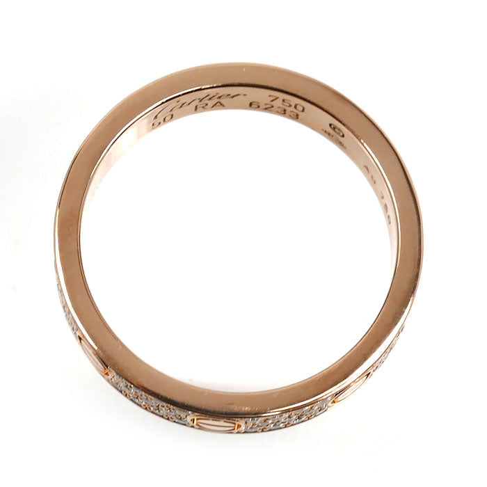CARTIER カルティエ K18PG ピンクゴールド ミニラブ ダイヤ リング・指輪 B4085850 ダイヤモンド 10号 50 3.8g レディース【中古】【美品】
