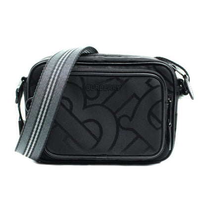 BURBERRY バーバリー TBモノグラム パティバッグ ショルダーバッグ ブラック 8043708 メンズ【中古】【美品】