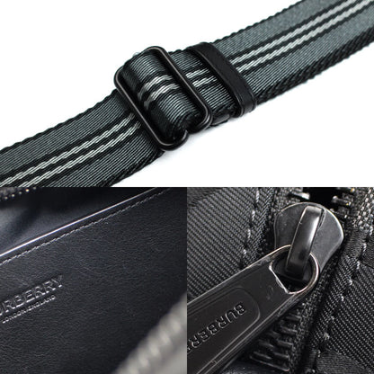 BURBERRY バーバリー TBモノグラム パティバッグ ショルダーバッグ ブラック 8043708 メンズ【中古】【美品】