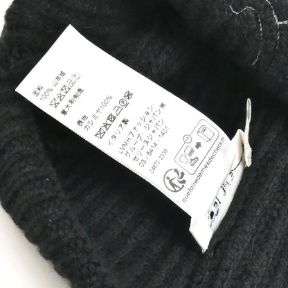 CELINE セリーヌ トリオンフ ニット帽 ニットキャップ ブラック 2AA32384D.38NO ユニセックス【中古】【美品】