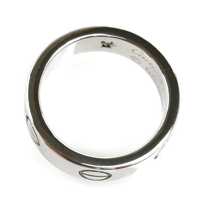 CARTIER カルティエ Pt950プラチナ ラブリング 1Pダイヤ リング・指輪 ダイヤモンド 9号 49 10.8g レディース【中古】【美品】