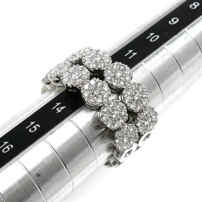 Damiani ダミアーニ K18WG ホワイトゴールド マルゲリータ リング・指輪 ダイヤモンド1.01ct 12.5号 10.6g レディース【中古】【美品】