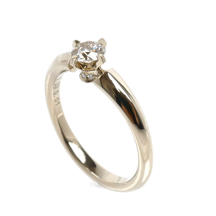 KASHIKEY カシケイ K18シャンパンゴールド リング・指輪 KSB030RCG ダイヤモンド0.33ct/0.01ct 11号 4.1g レディース【中古】【美品】