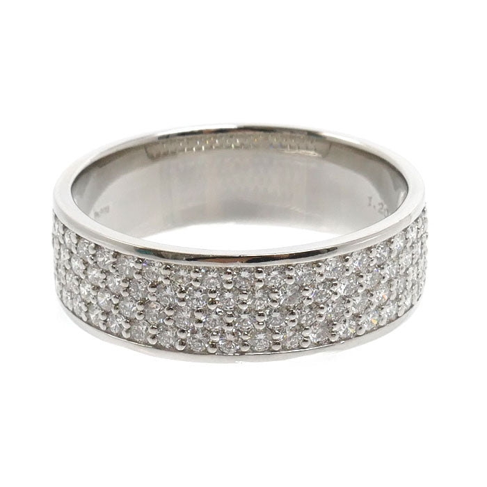 Pt900プラチナ リング・指輪 ダイヤモンド1.20ct 25.5号 10.4g メンズ【中古】