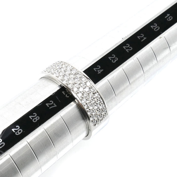 Pt900プラチナ リング・指輪 ダイヤモンド1.20ct 25.5号 10.4g メンズ【中古】