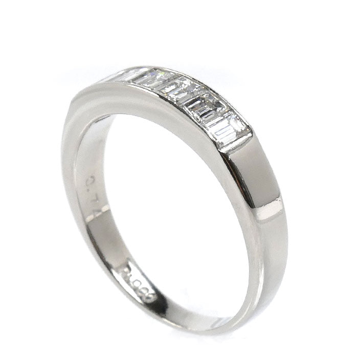 Pt900プラチナ リング・指輪 ダイヤモンド0.74ct 11.5号 4.3g レディース【中古】【美品】
