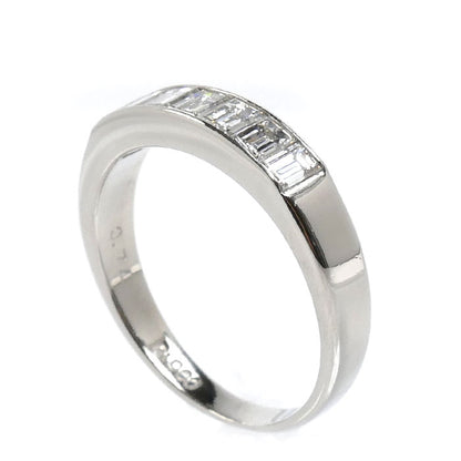 Pt900プラチナ リング・指輪 ダイヤモンド0.74ct 11.5号 4.3g レディース【中古】【美品】