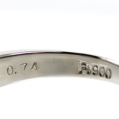 Pt900プラチナ リング・指輪 ダイヤモンド0.74ct 11.5号 4.3g レディース【中古】【美品】