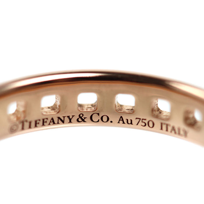 TIFFANY&Co. ティファニー K18PG ピンクゴールド Tトゥルー リング・指輪 10.5号 2.8g レディース【中古】