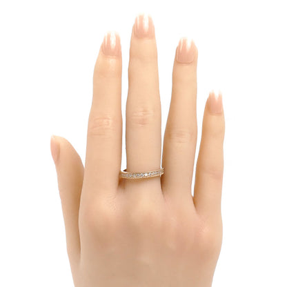 K18PG ピンクゴールド リング・指輪 ダイヤモンド0.35ct 16号 2.8g レディース【中古】