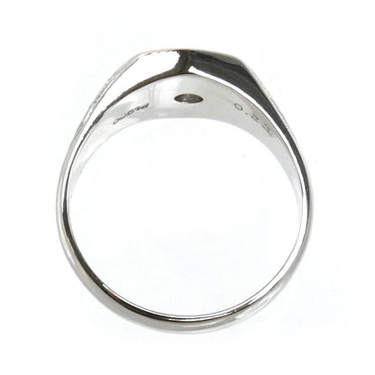 Pt900プラチナ リング・指輪 ダイヤモンド0.23ct 21号 14.1g メンズ【中古】