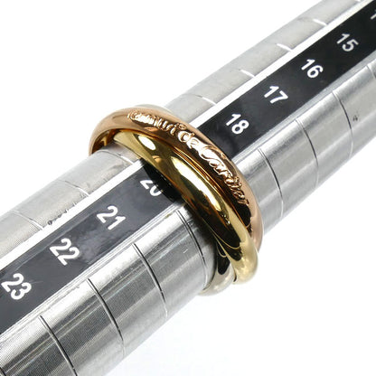 CARTIER カルティエ K18YG/PG/WG les must de Cartier トリニティ リング・指輪 19.5号 60 9.8g メンズ【中古】【美品】
