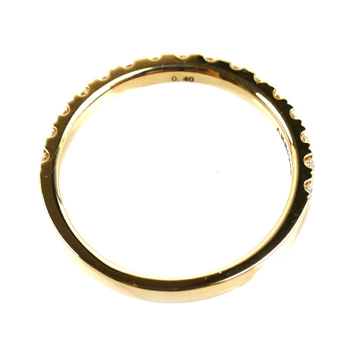 K18YG イエローゴールド リング・指輪 ダイヤモンド0.40ct 8号 1.9g レディース【中古】