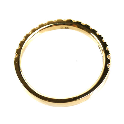 K18YG イエローゴールド リング・指輪 ダイヤモンド0.40ct 8号 1.9g レディース【中古】