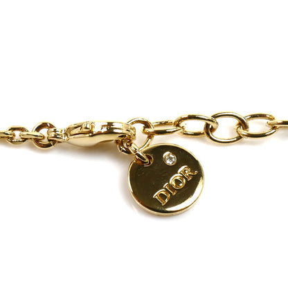 Dior ディオール フェイクパール メタル Petit CD ネックレス N1390PTCRS_D301 38/42cm レディース【中古】