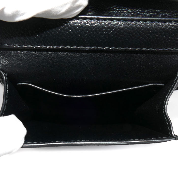 BALENCIAGA バレンシアガ ゴースト フォンホルダー ショルダーバッグ ブラック 618868 ユニセックス【中古】