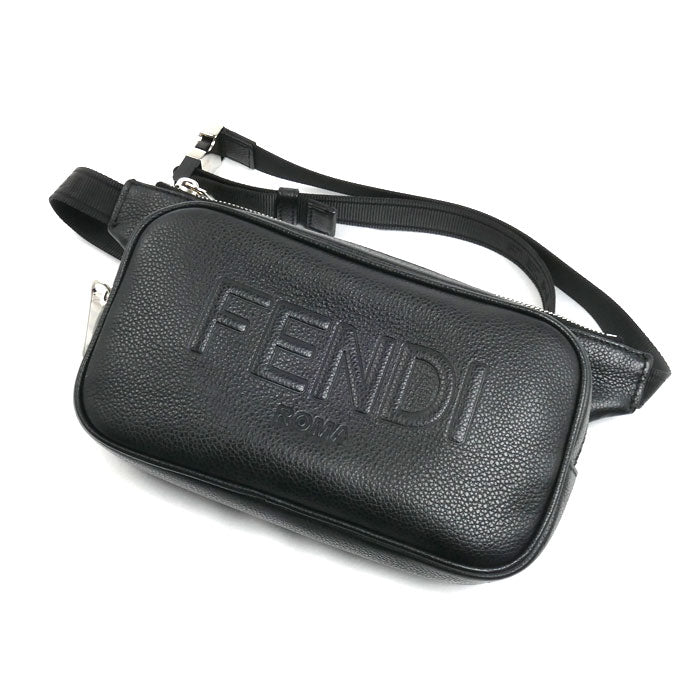 FENDI フェンディ ベルトバッグ ボディバッグ ショルダーバッグ ブラック 7VA605 AMAC F0GXN メンズ【中古】