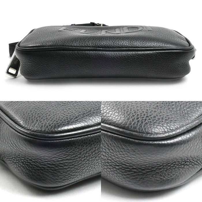 FENDI フェンディ ベルトバッグ ボディバッグ ショルダーバッグ ブラック 7VA605 AMAC F0GXN メンズ【中古】