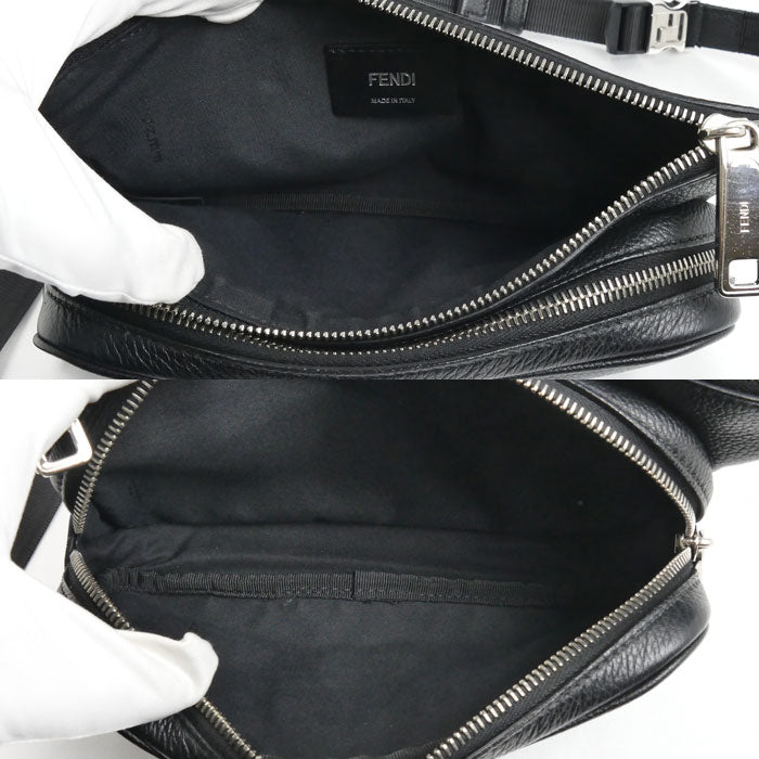FENDI フェンディ ベルトバッグ ボディバッグ ショルダーバッグ ブラック 7VA605 AMAC F0GXN メンズ【中古】